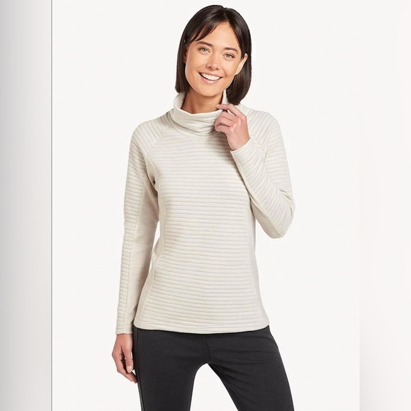 Kuhl‎ Sweater Women's Size Small Purple Grey "Verena" Pullover Wool Jersey Blend - Picture 6 of 13